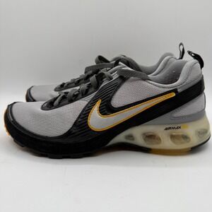 Nike Air Max 180+ 2006 Silver Black Yellow Men's 9.5 Running Shoes Vintage OG